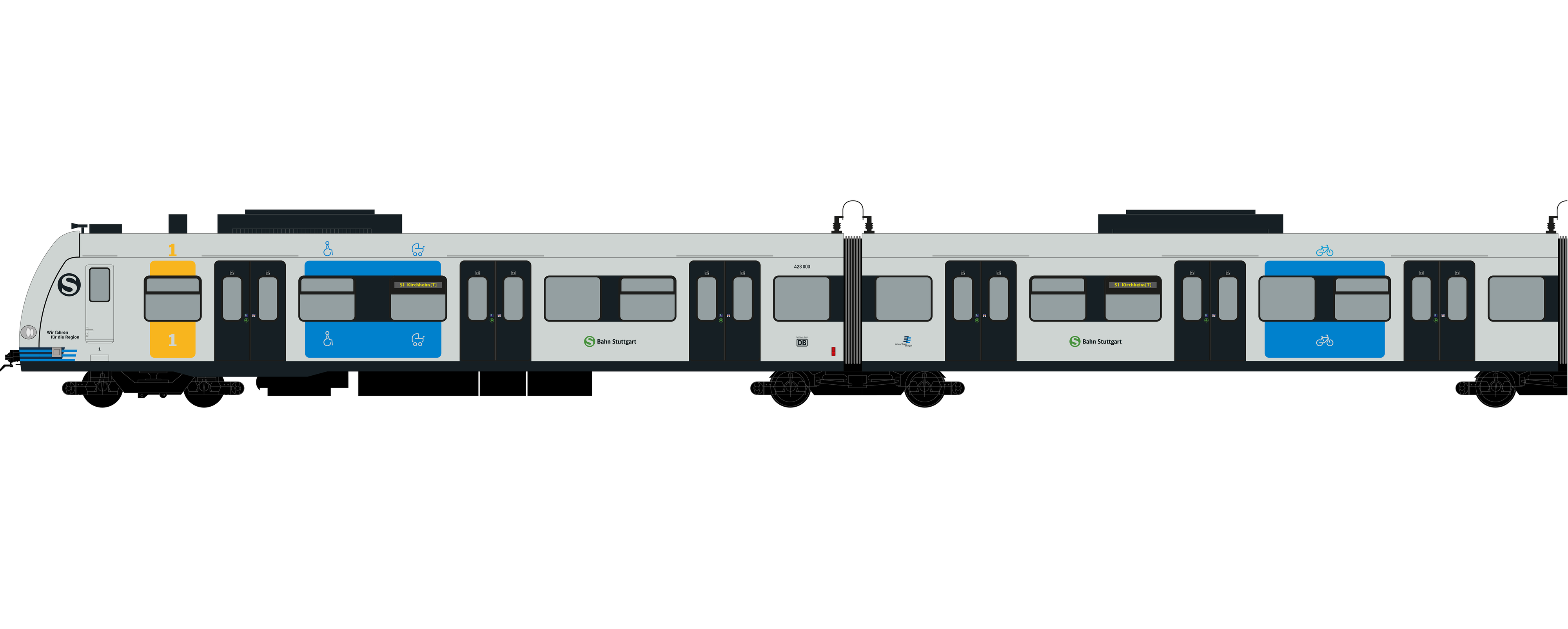 Die BR 423 der S-Bahn Stuttgart