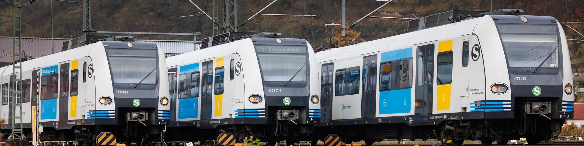 S-Bahnen im Betriebswerk Plochingen