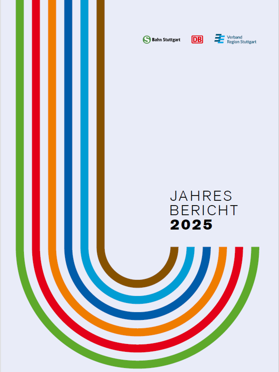 Das Cover von dem Jahresbericht 2025.