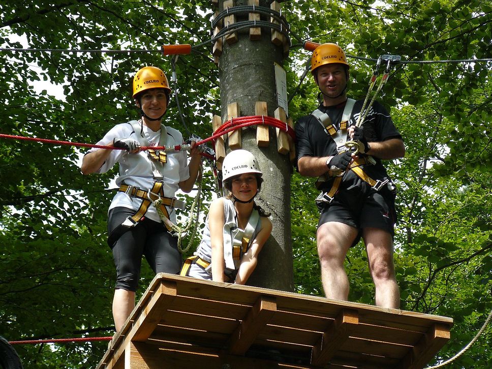 Waldseilgarten Herrenberg Foto © Andreas Feil, AF Waldseilgarten GmbH Happy Family