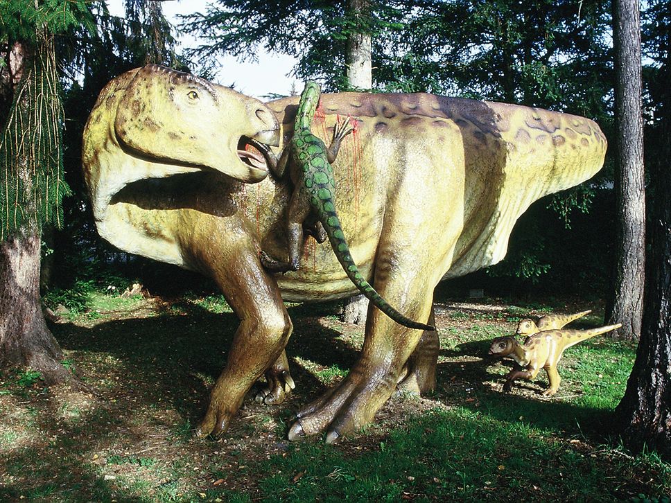 Foto © Urweltmuseum Hauff Iguanodon 000001