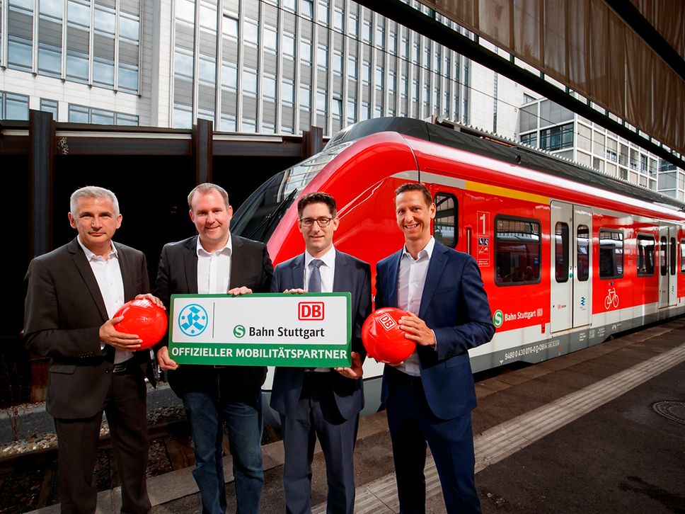 S-Bahn Stuttgart als Mobilitätspartner der Stuttgarter Kickers